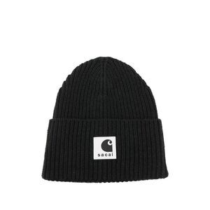 Sacai X Carhartt Wip Men Logo Wool Beanie
